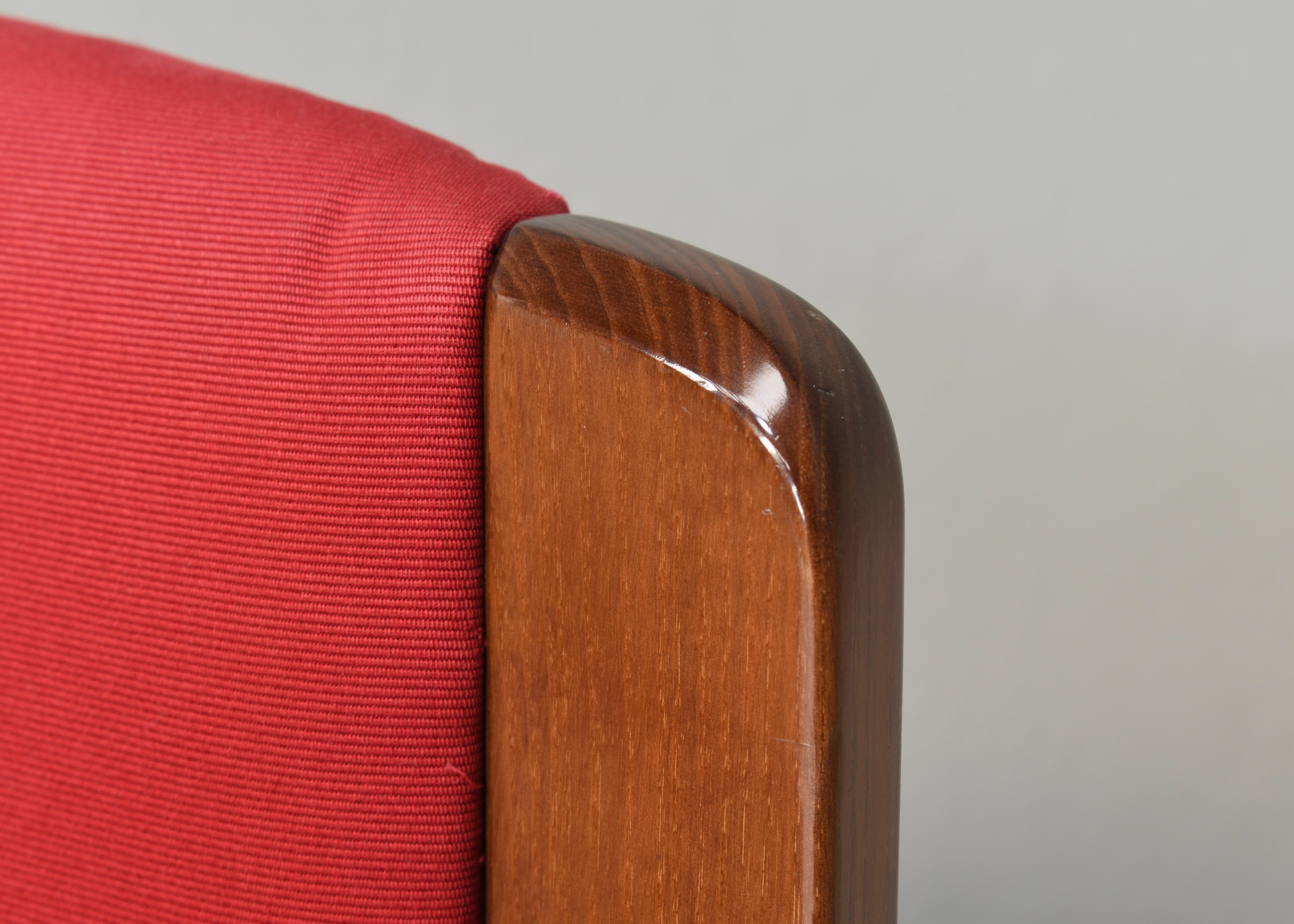 Joe Colombo set of 4 'model 300' Dining Chairs for POZZI, Italy - 1965 For Sale 2