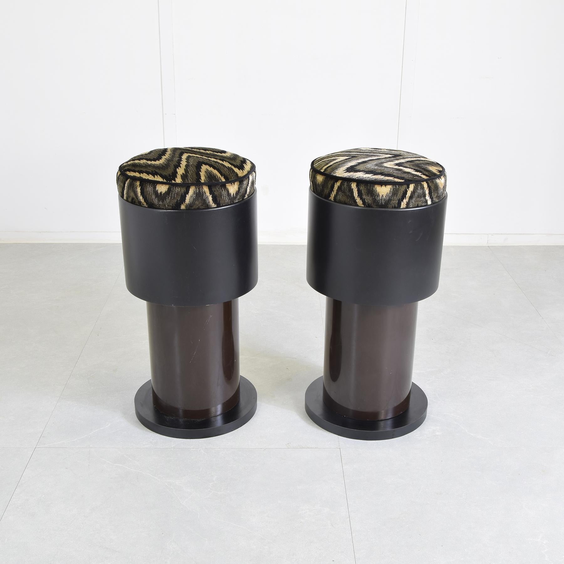 Mid-Century Modern Joe Colombo set of two italian stools 1970s