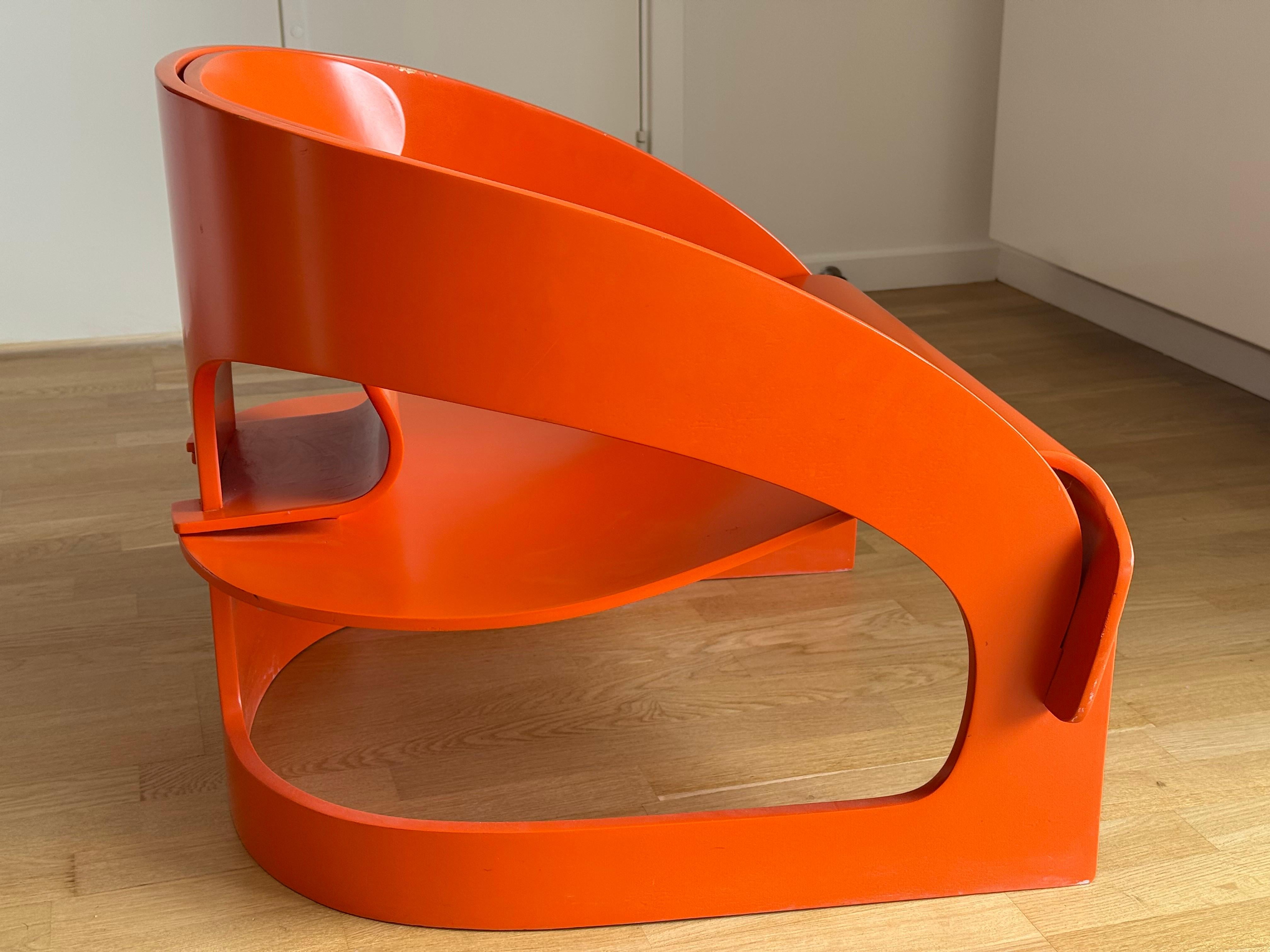 Sedia Joe Colombo Space AGE 4801, design 1963 in vendita 3