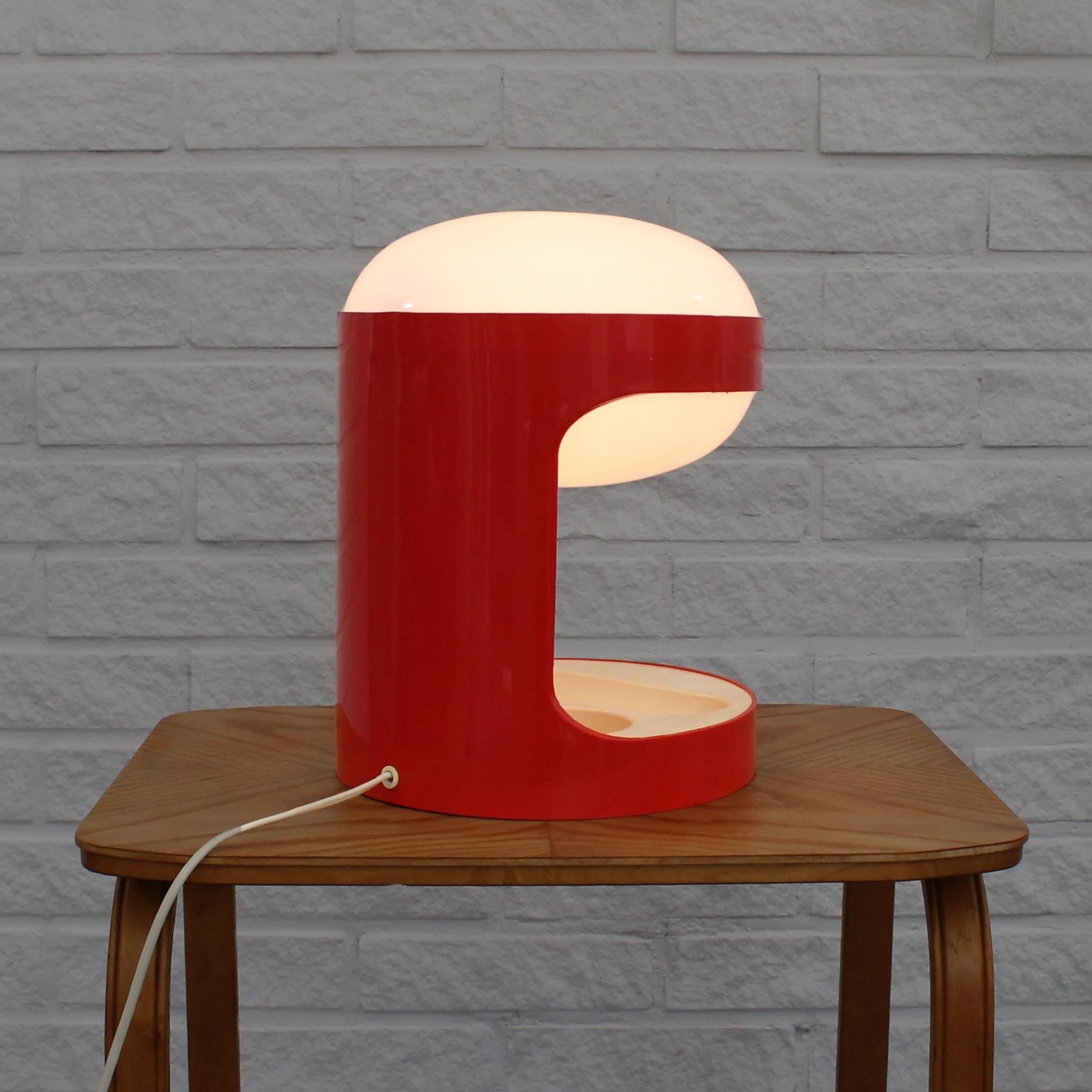 Swedish Joe Colombo space-age desk lamp KD29, by Husqvarna Kartell, 1970s