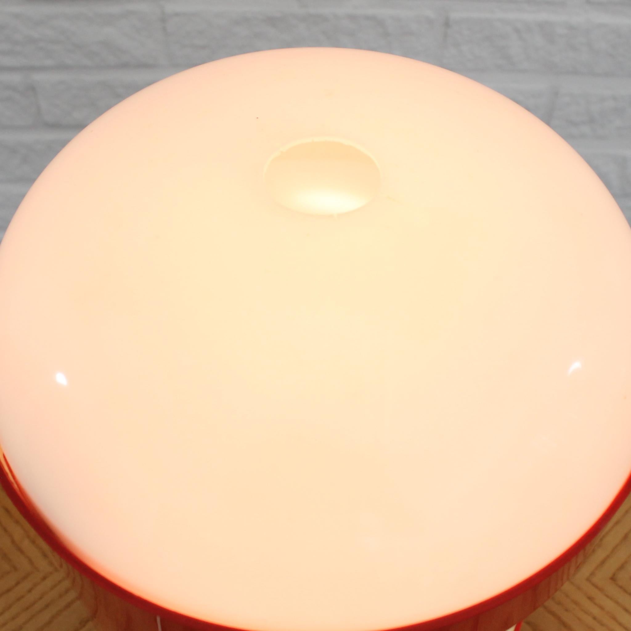 Plastic Joe Colombo space-age desk lamp KD29, by Husqvarna Kartell, 1970s