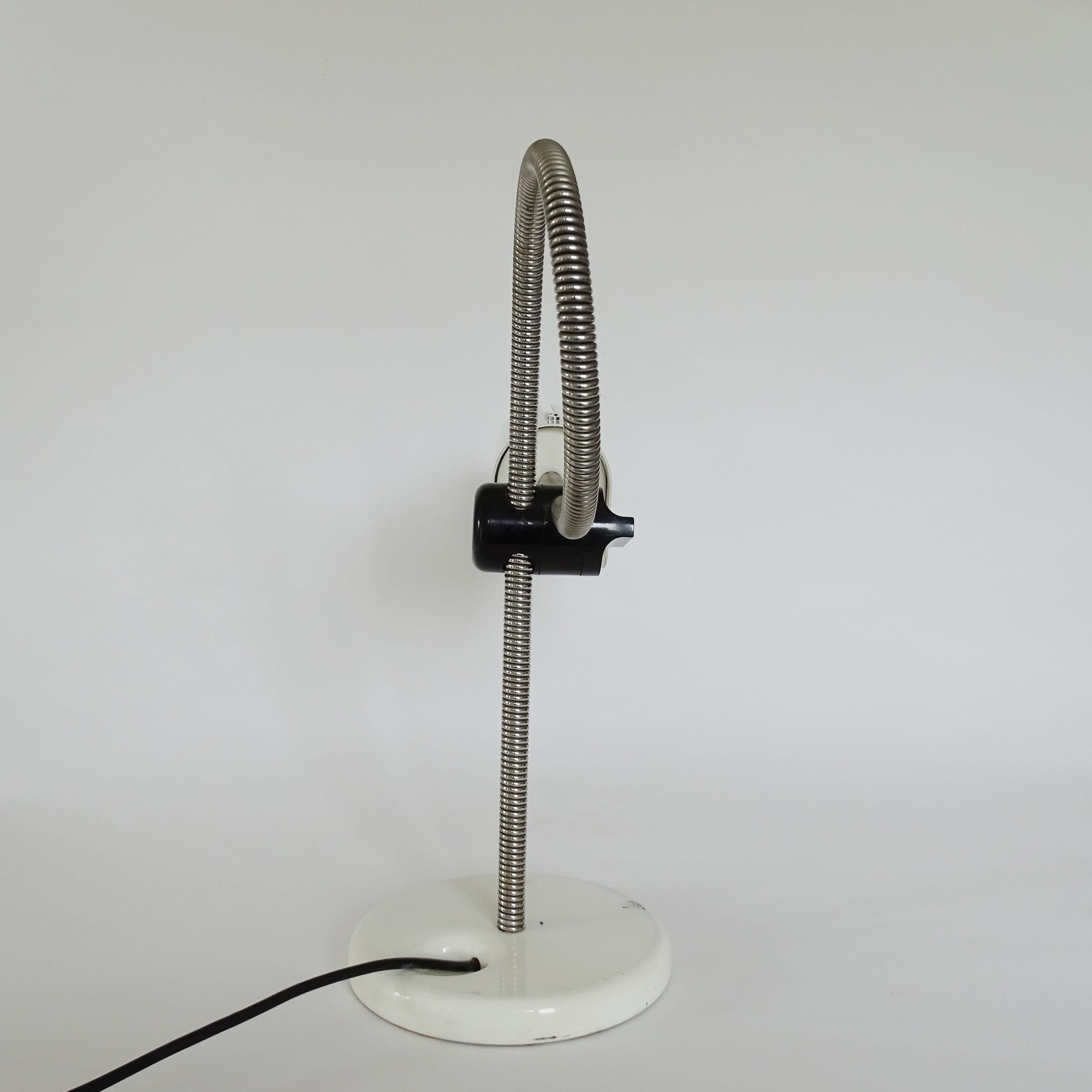 Joe Colombo Spring table lamp for Oluce, Italy 1966 In Good Condition In Milan, IT