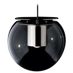 Joe Colombo Suspension Lamp 'the Globe' Large Nickel by Oluce