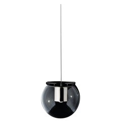 Joe Colombo Suspension Lamp 'the Globe' Small Nickel by Oluce
