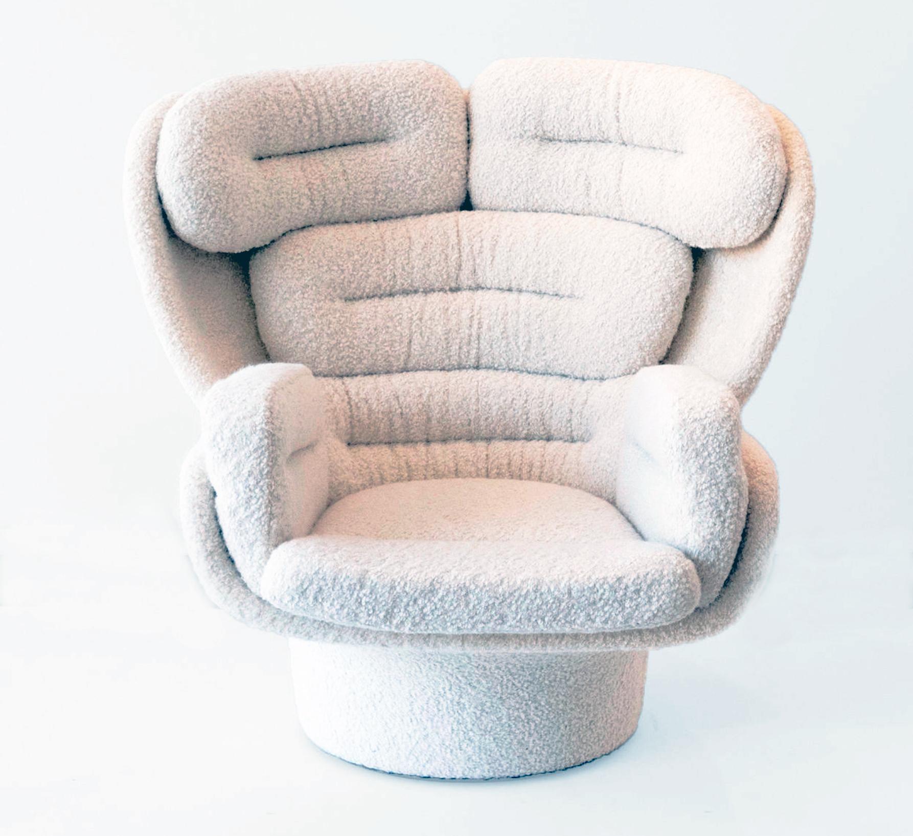 Lounge chair designed by Joe Colombo (1930-1971) in 1963 model 