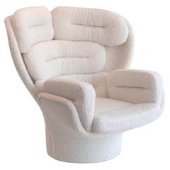 Sedia da salotto girevole "Elda" di Joe Colombo