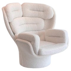 Joe Colombo Swivel "Elda" Italian Lounge Chair