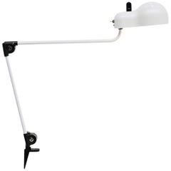 Joe Colombo Topo Clamp Desk Lamp Stilnovo, 1969