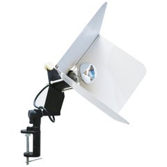 Vintage Joe Colombo Triedro Clamp Lamp for Stilnovo