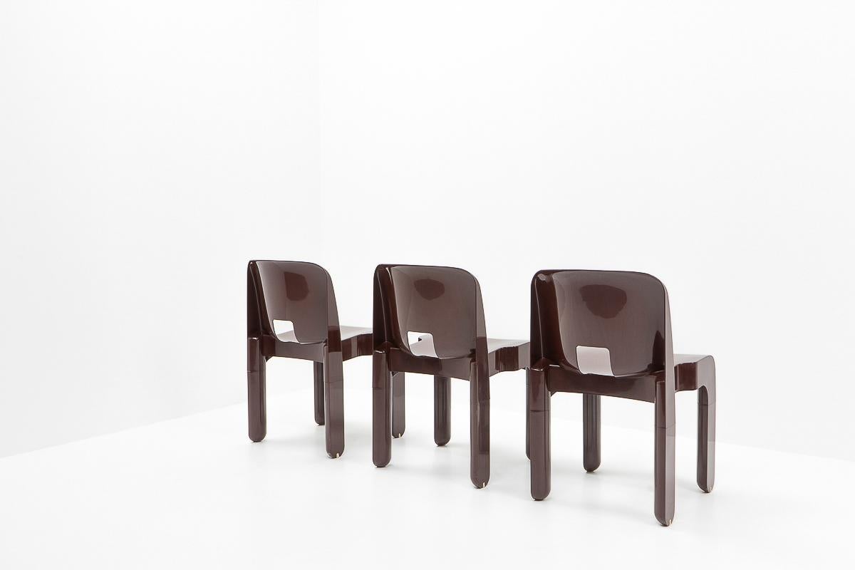 Italian Joe Colombo, Universale Chairs for Kartell, 1980s