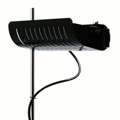 Joe Colombo 'Coupé' Wall Lamp by Oluce, Black Aluminum, Made in Italy