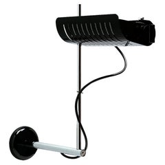 Joe Colombo Wall Lamp 'Colombo' Black by Oluce
