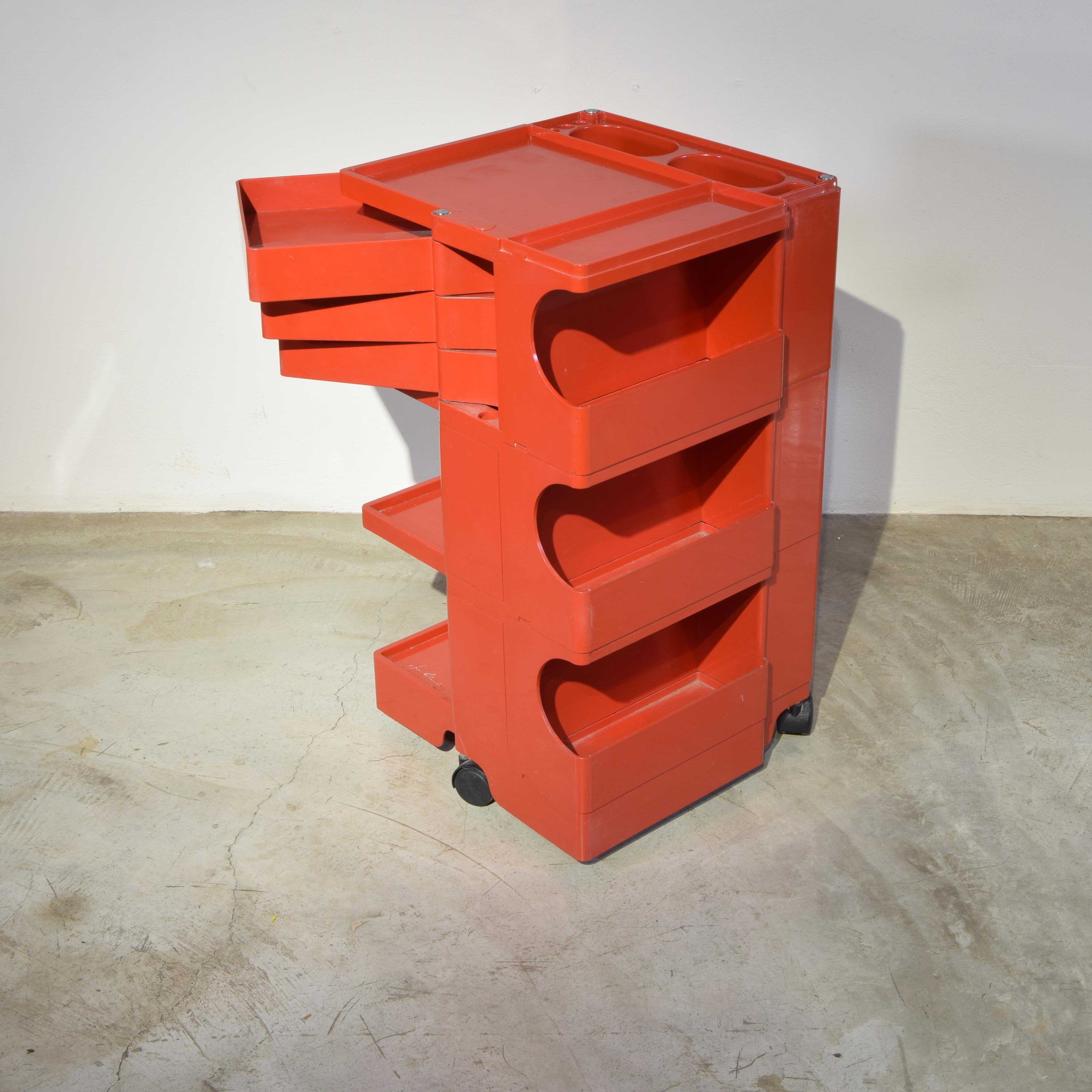 Italian Joe Colombo work trolley Boby 1970s For Sale