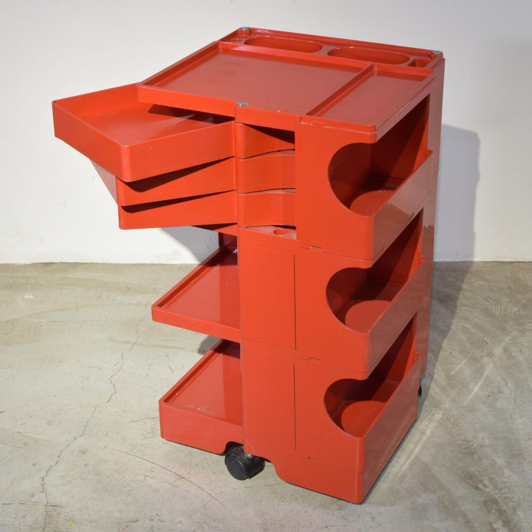 Joe Colombo Boby Work Trolley オレンジ オフィス家具 B-LINE Joe