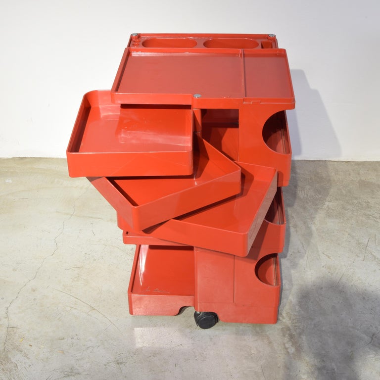 Joe Colombo Boby Work Trolley, Plastic, Mid-Century Modern, 1971
