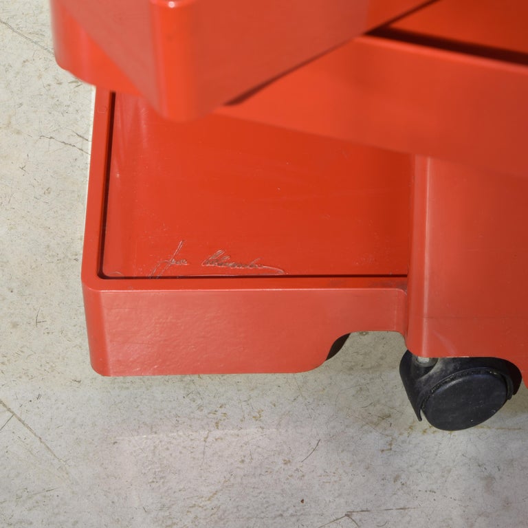 Joe Colombo Boby Work Trolley オレンジ オフィス家具 B-LINE Joe