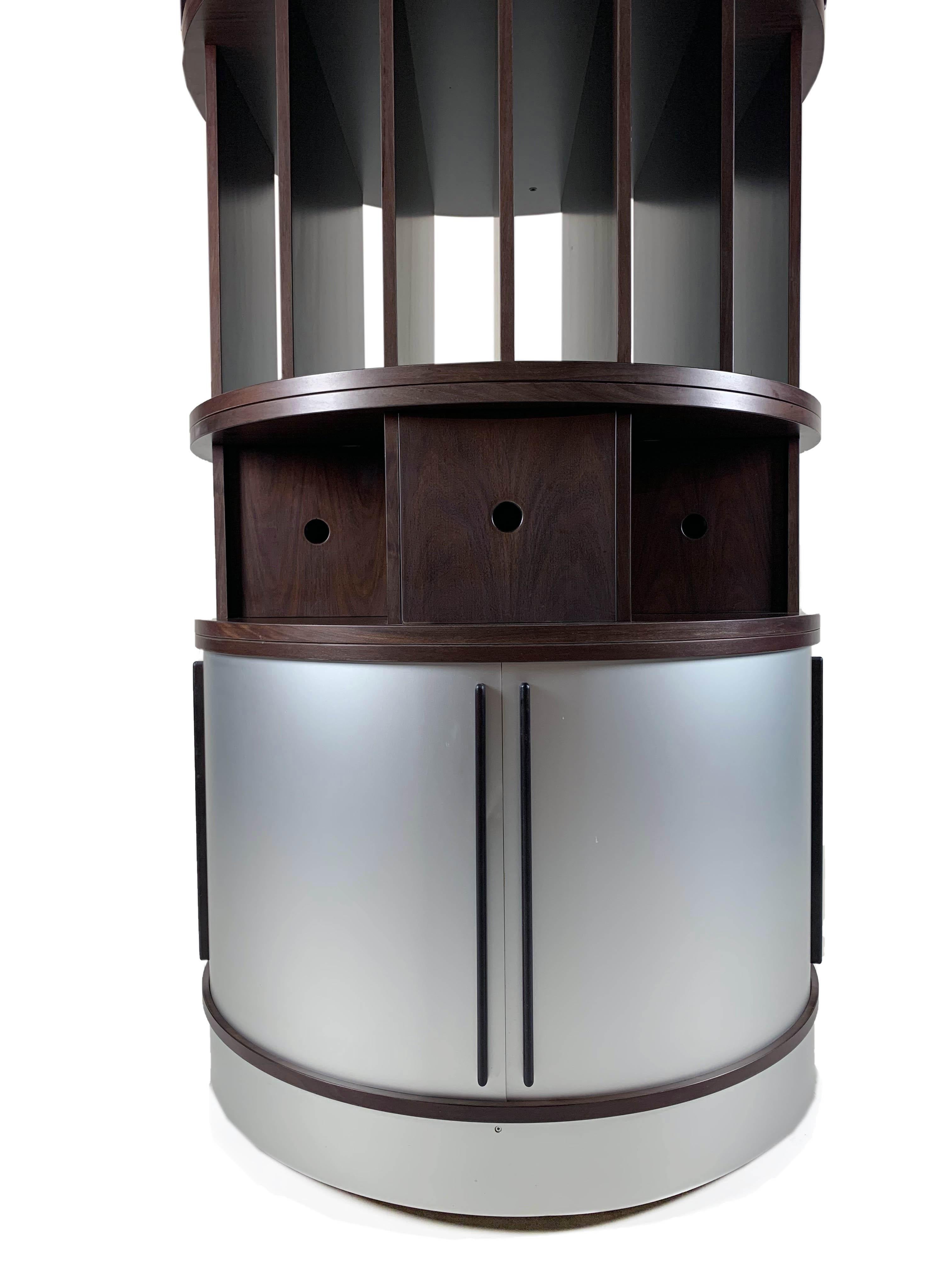 20th Century Joe Colombo's Combi Center storage unit for Bernini 1963/1997. For Sale