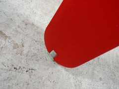 Mid Century Joe Columbo & Kartell Red Plastic Pop Art Universals Model # 4867