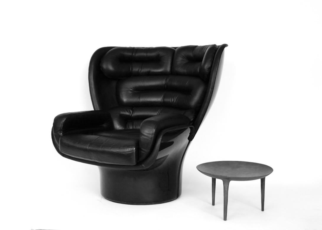 Joe Columbo Elda Lounge Armchair Chair Vintage c 1970's For Sale 5