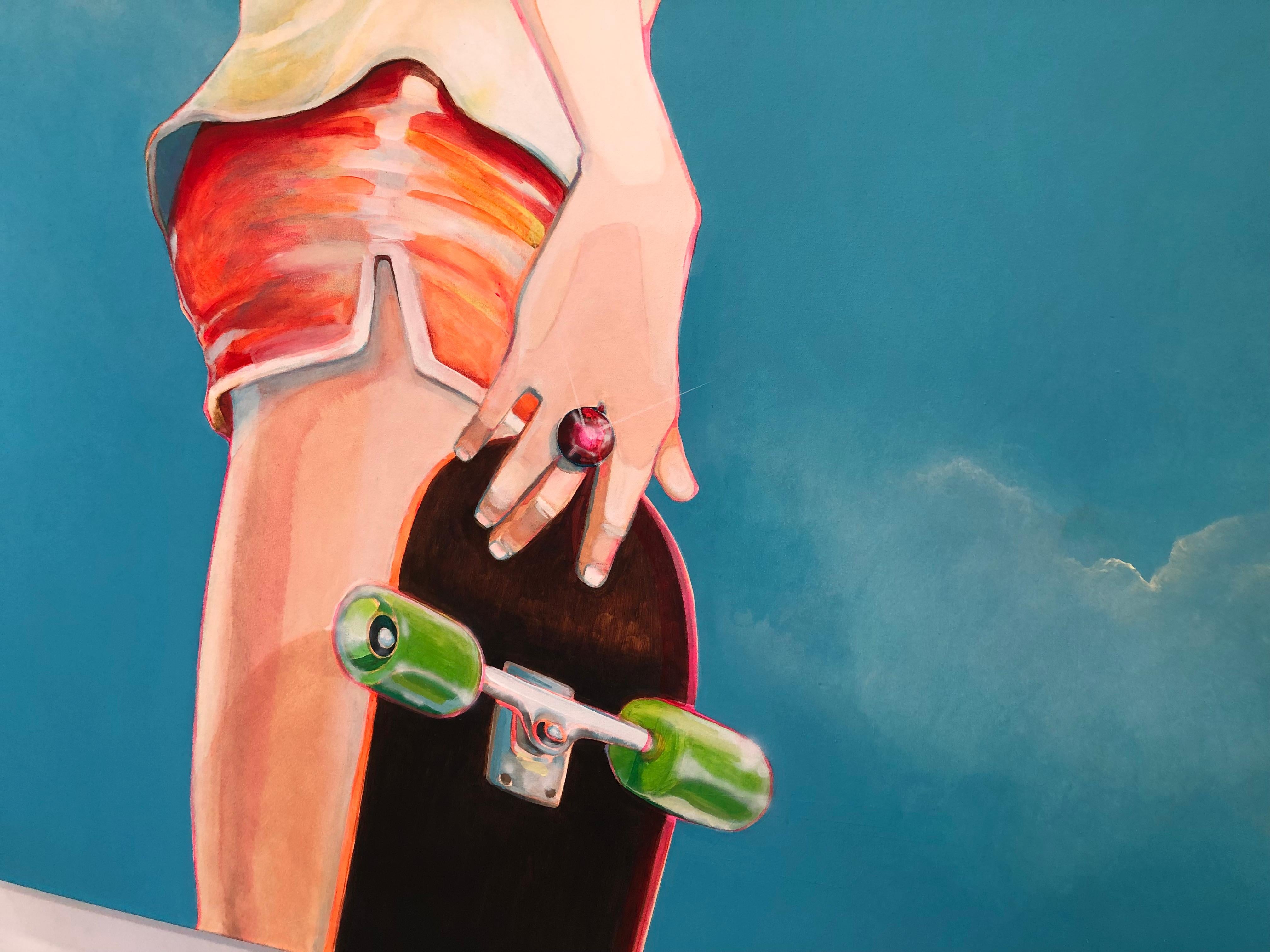 Profi-Skater – Painting von Joe Currie