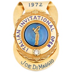 Vintage Joe DiMaggio Golf Tournament Money Clip