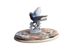 Bird and Blossom, Contemporary Ceramic Sculpture by Joe DiStefano