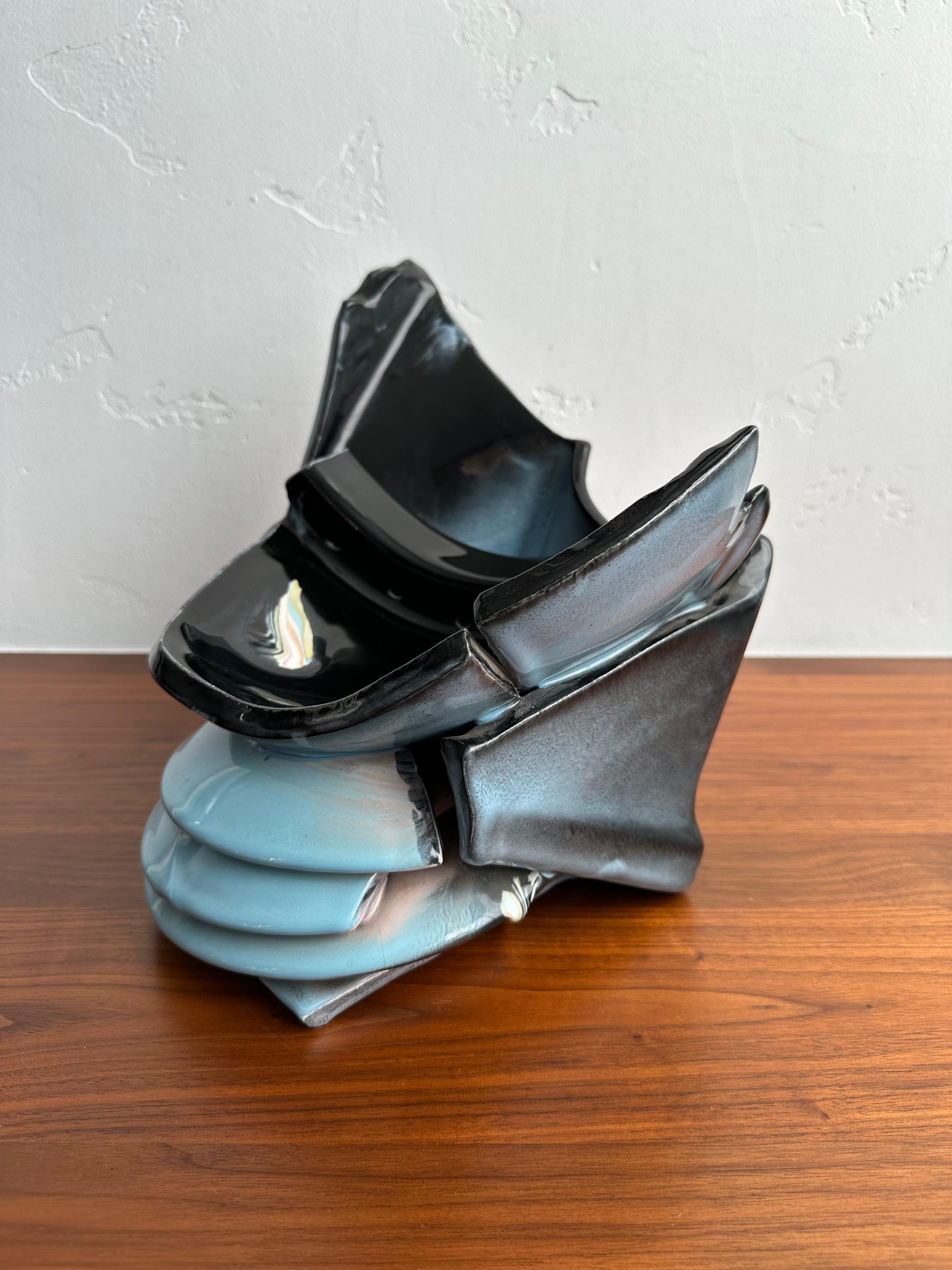 Kohler Vase, Contemporary Ceramic Sculpture by Joe DiStefano For Sale 1