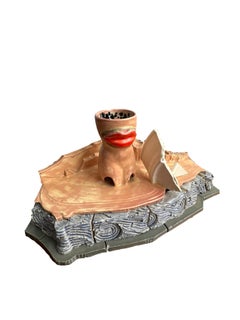 Lip Service Contemporary Ceramic Sculpture by Joe DiStefano