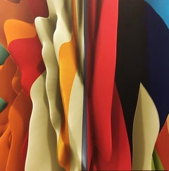 "Adderly",  illusion on canvas, 38x38