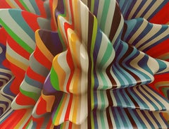 Striped Candy, 38x50, Canvas