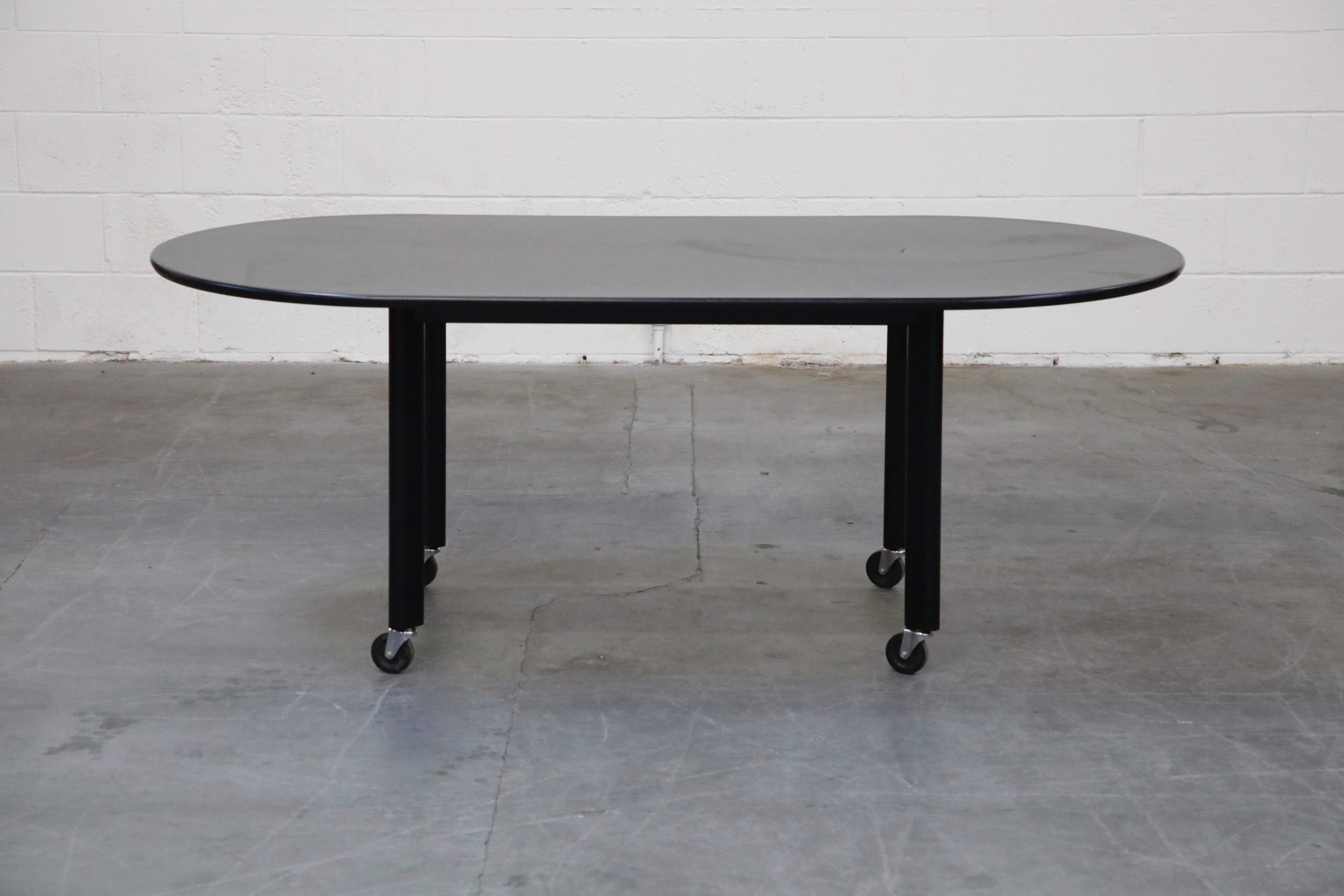 Post-Modern Joe D'Urso for Knoll International 'High Table' Dining/Work Table, Signed, 1980