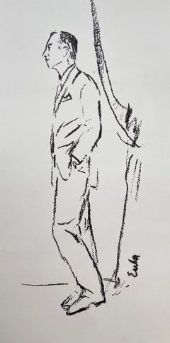 Joe Eula Lithograph c. Early 70's