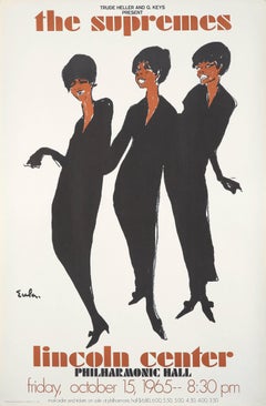 Vintage The Supremes by Joe Eula, 1960s Motown
