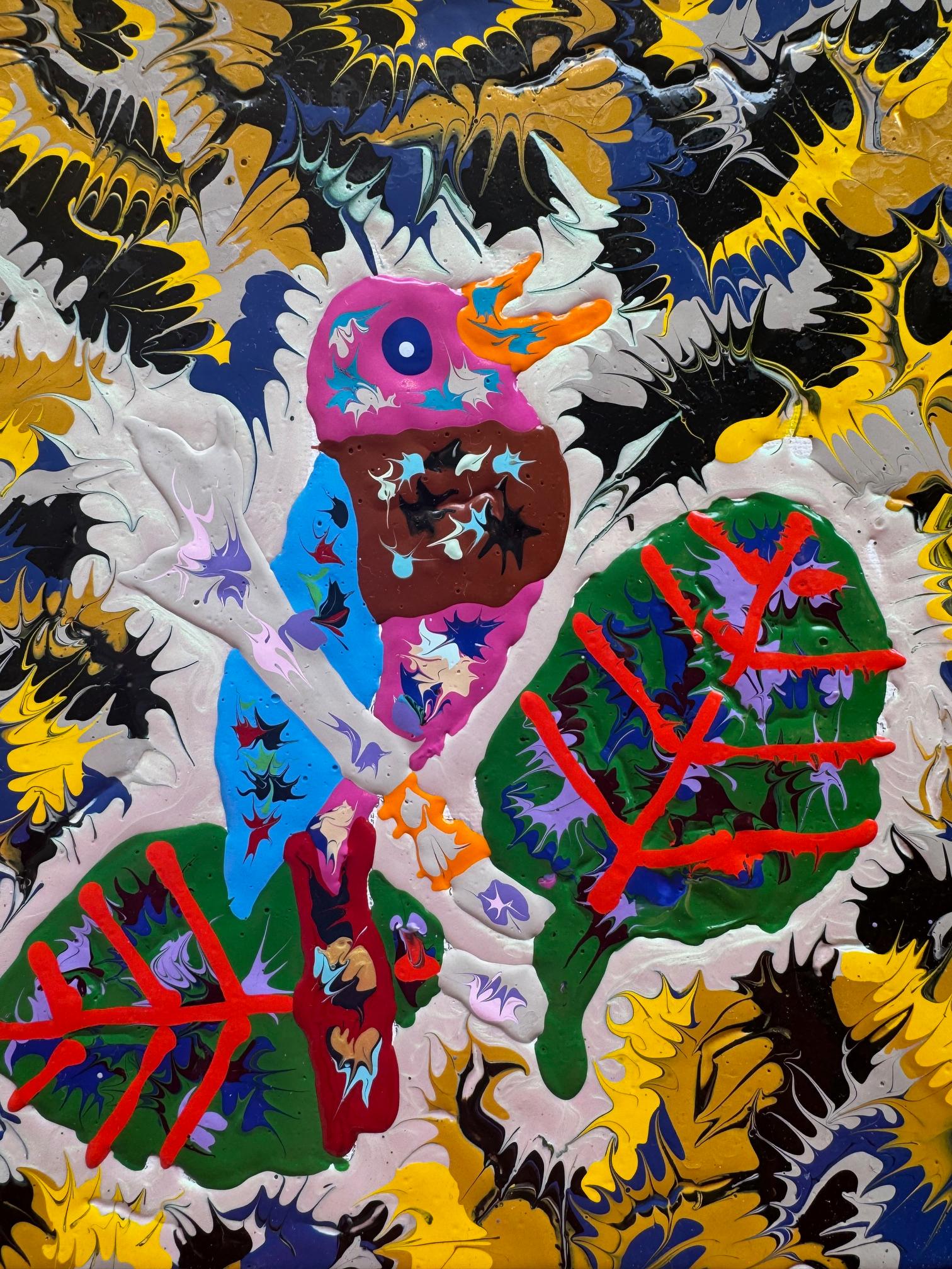 Attrape-mouches ALDEN - Painting de Joe Fay 