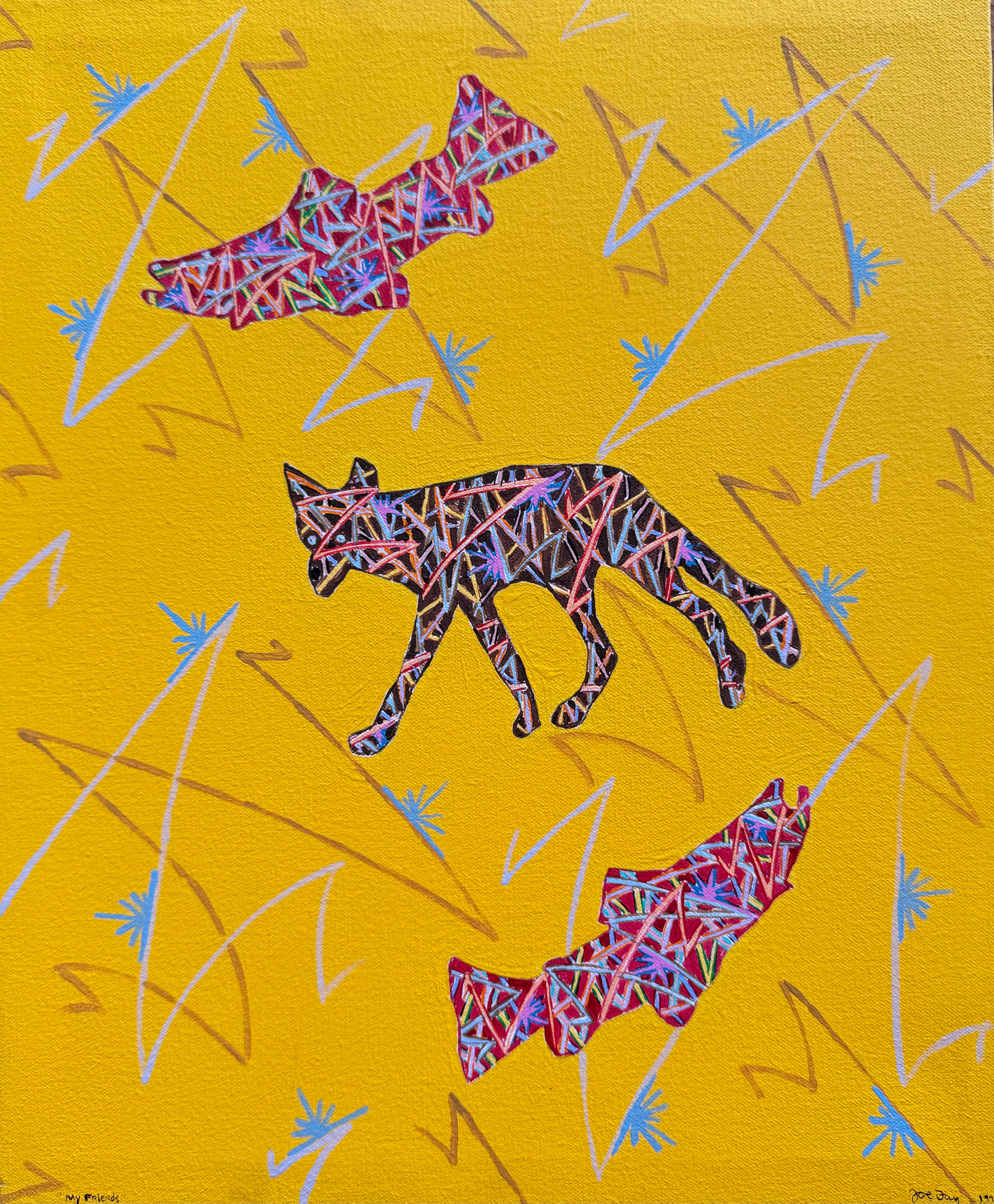 Animal Painting Joe Fay  - Mes amis