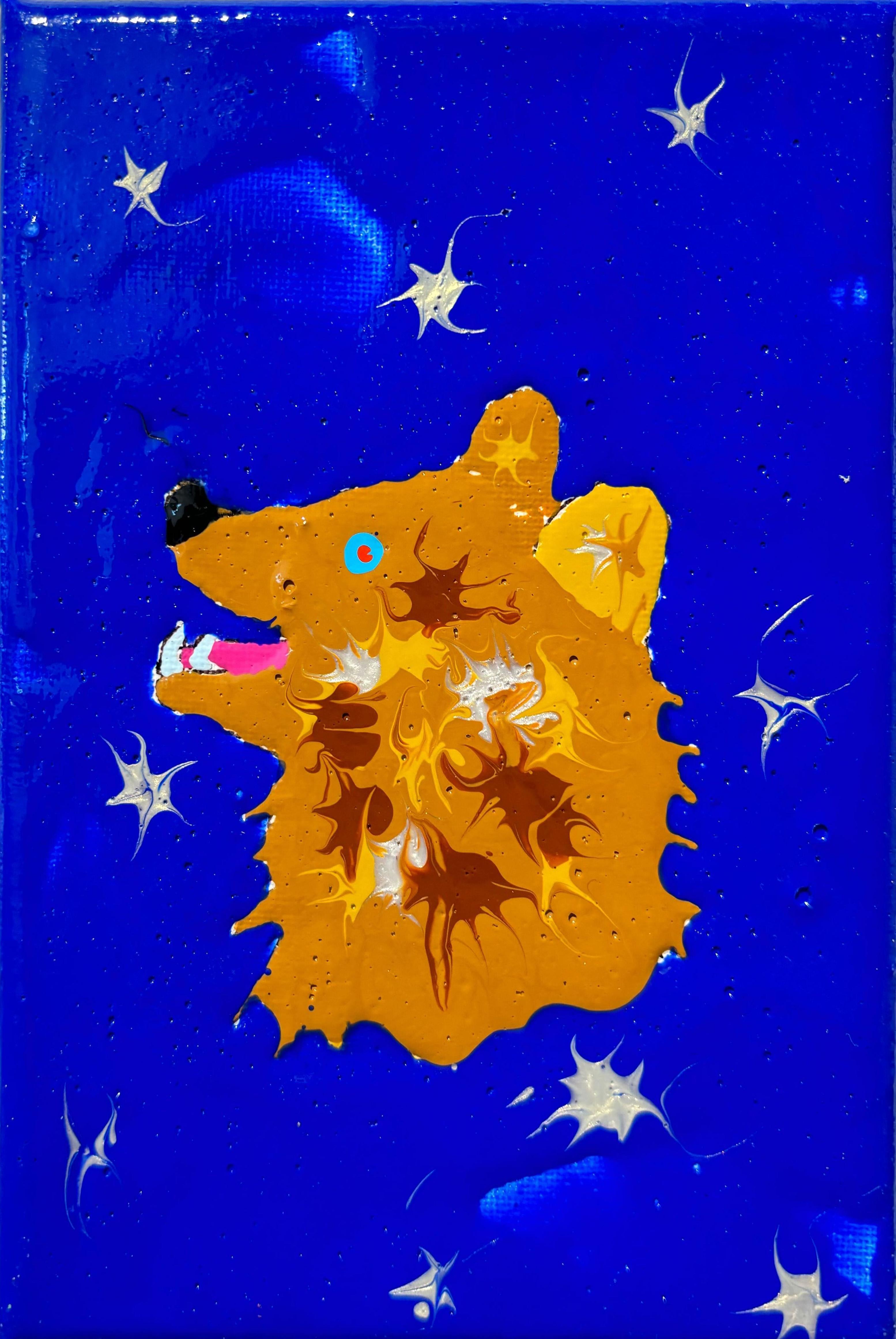 Joe Fay Animal Painting – Bärenlächeln