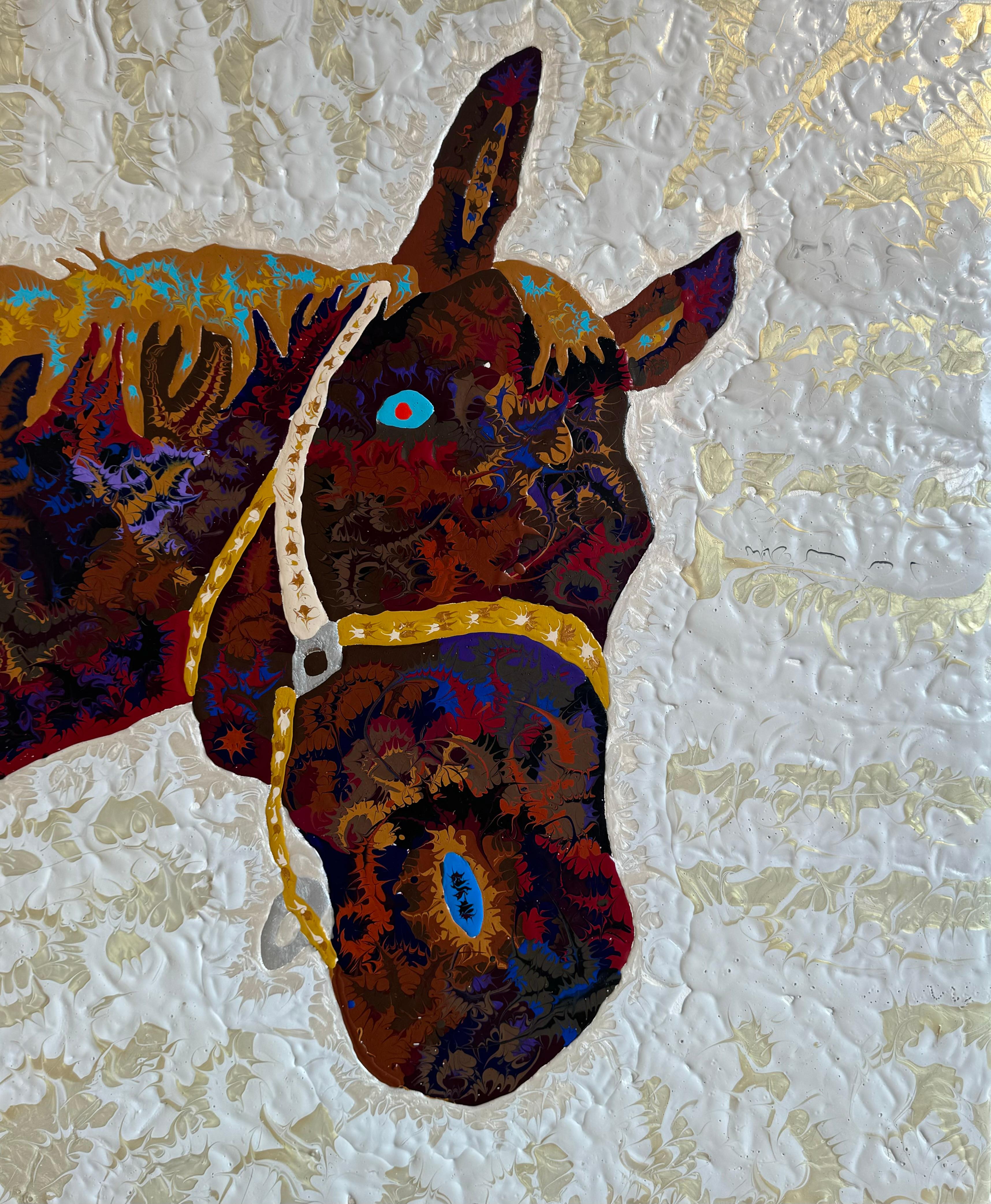 Joe Fay Figurative Painting – Bronco
