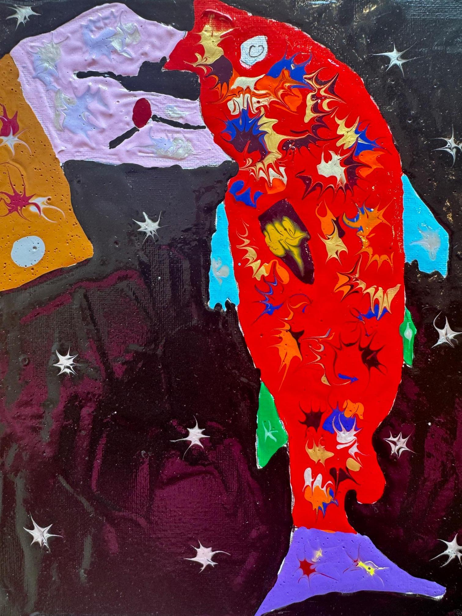 Joe Fay Animal Painting – Catch of the Day-Zeit