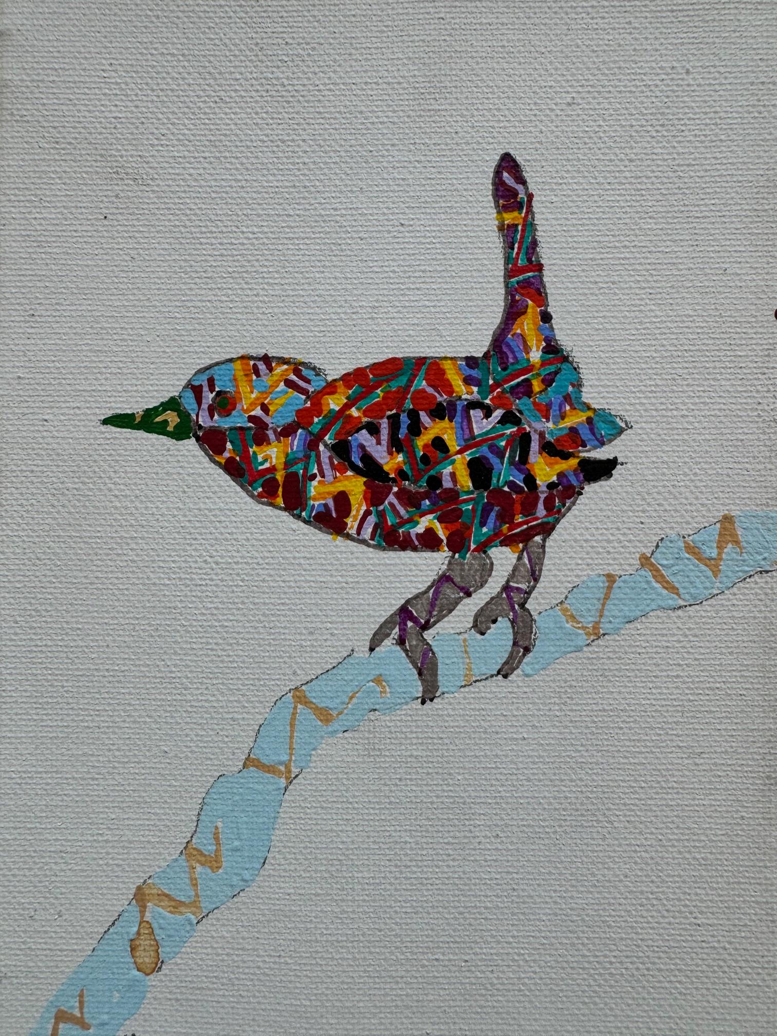 Animal Painting Joe Fay - Troglodyte domestique