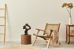 Metamorfosis II  -  Escultura orgánica original de madera roja