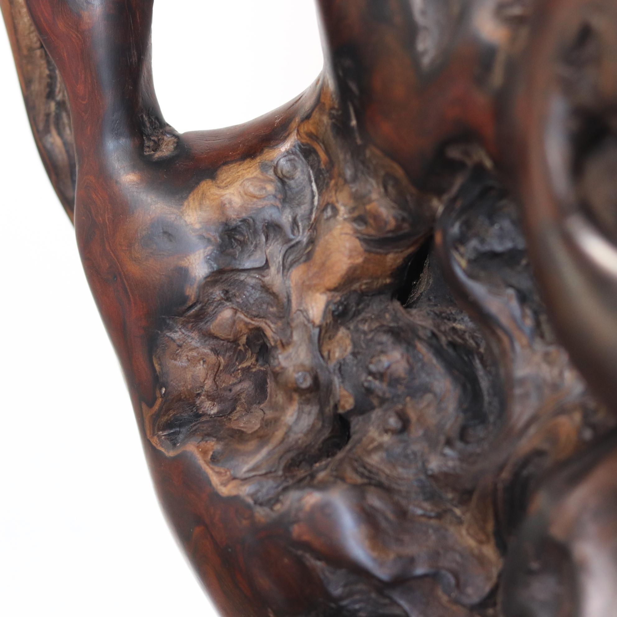 Resurrected - Brown Abstract Sculpture by Joe Garnero