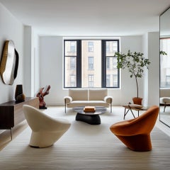 Together Bound - Original Medium Size Abstract Organic Form Redwood Sculpture