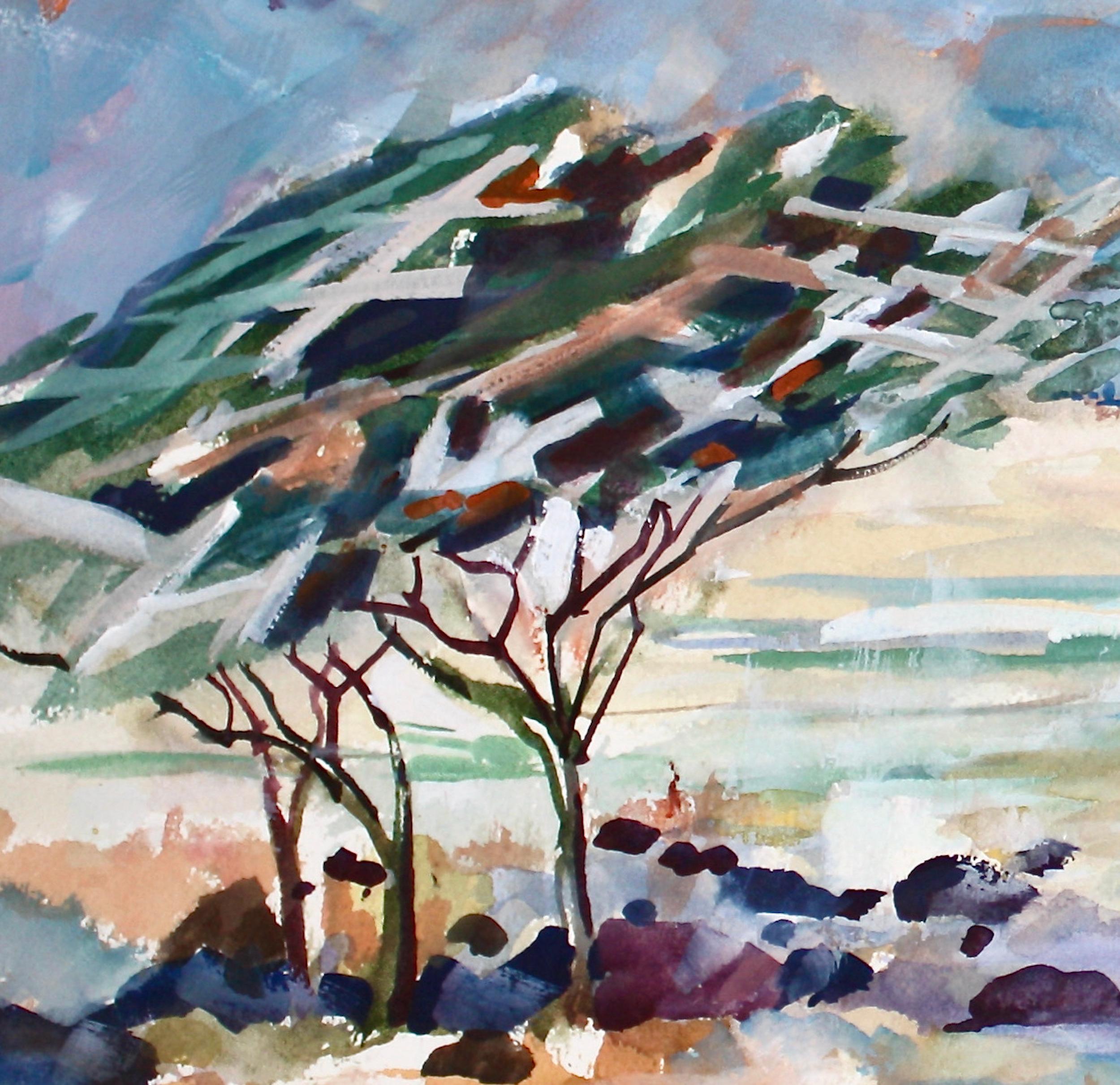 Acacia Trees 2, peinture d'origine en vente 1