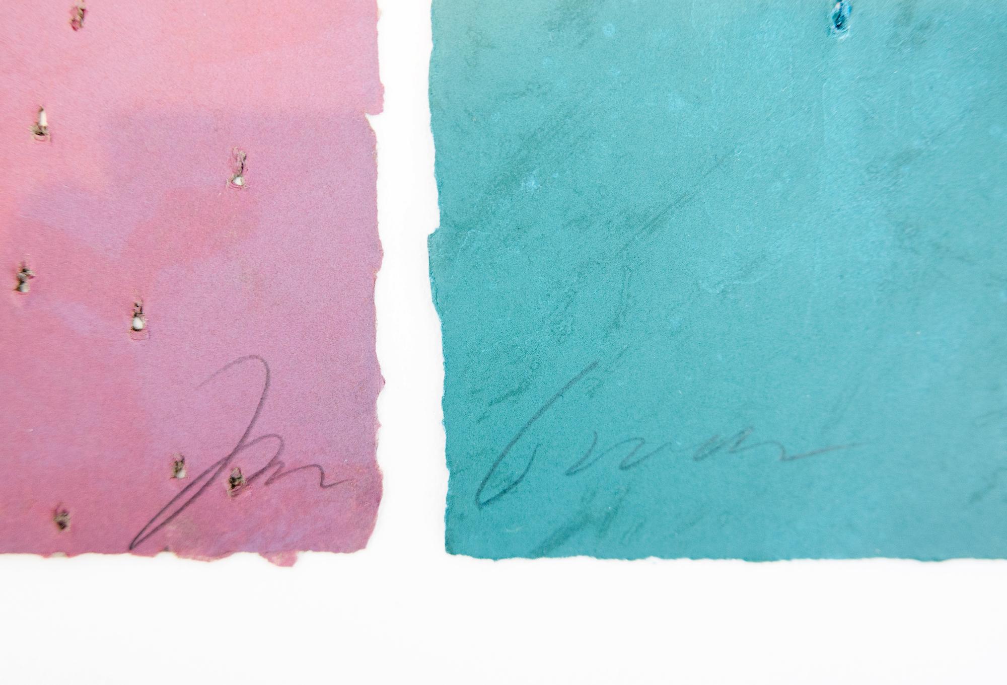 Sans titre, série sur les coups de feu - Abstrait Print par Joe Goode