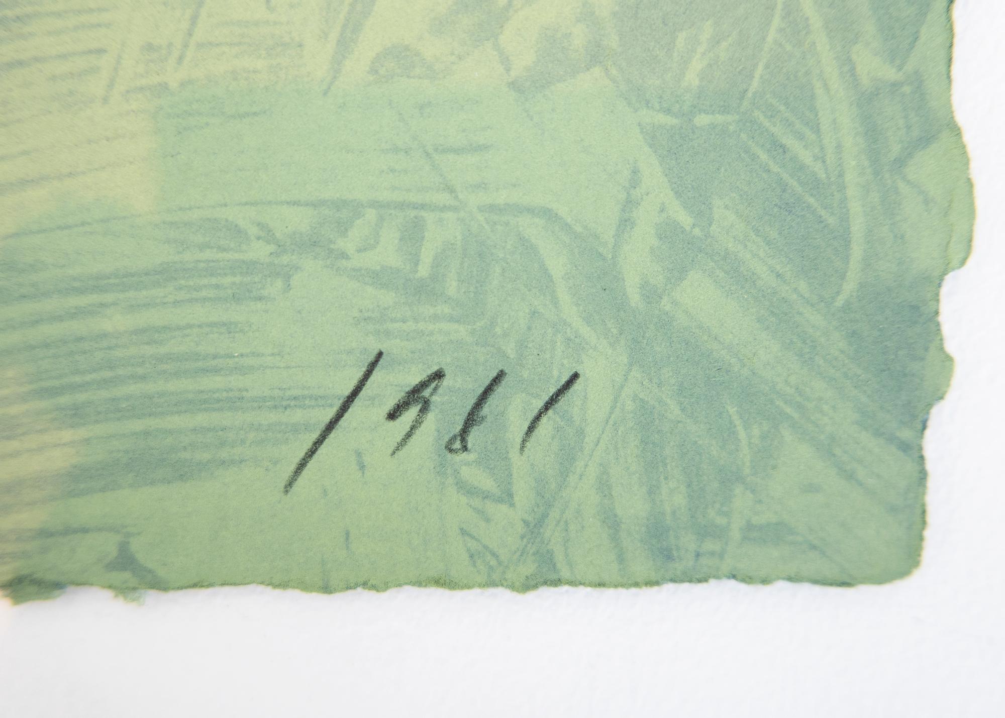 Sin título, serie de disparos - Abstract Print Gris de Joe Goode