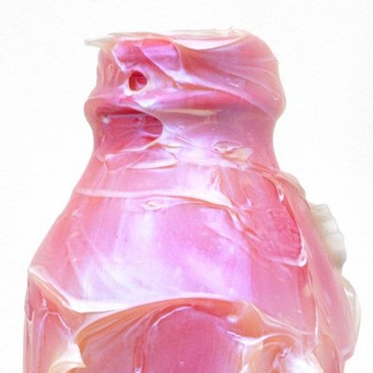 Milk Bottle Sculpture 52 - Brown Abstract Sculpture by Joe Goode