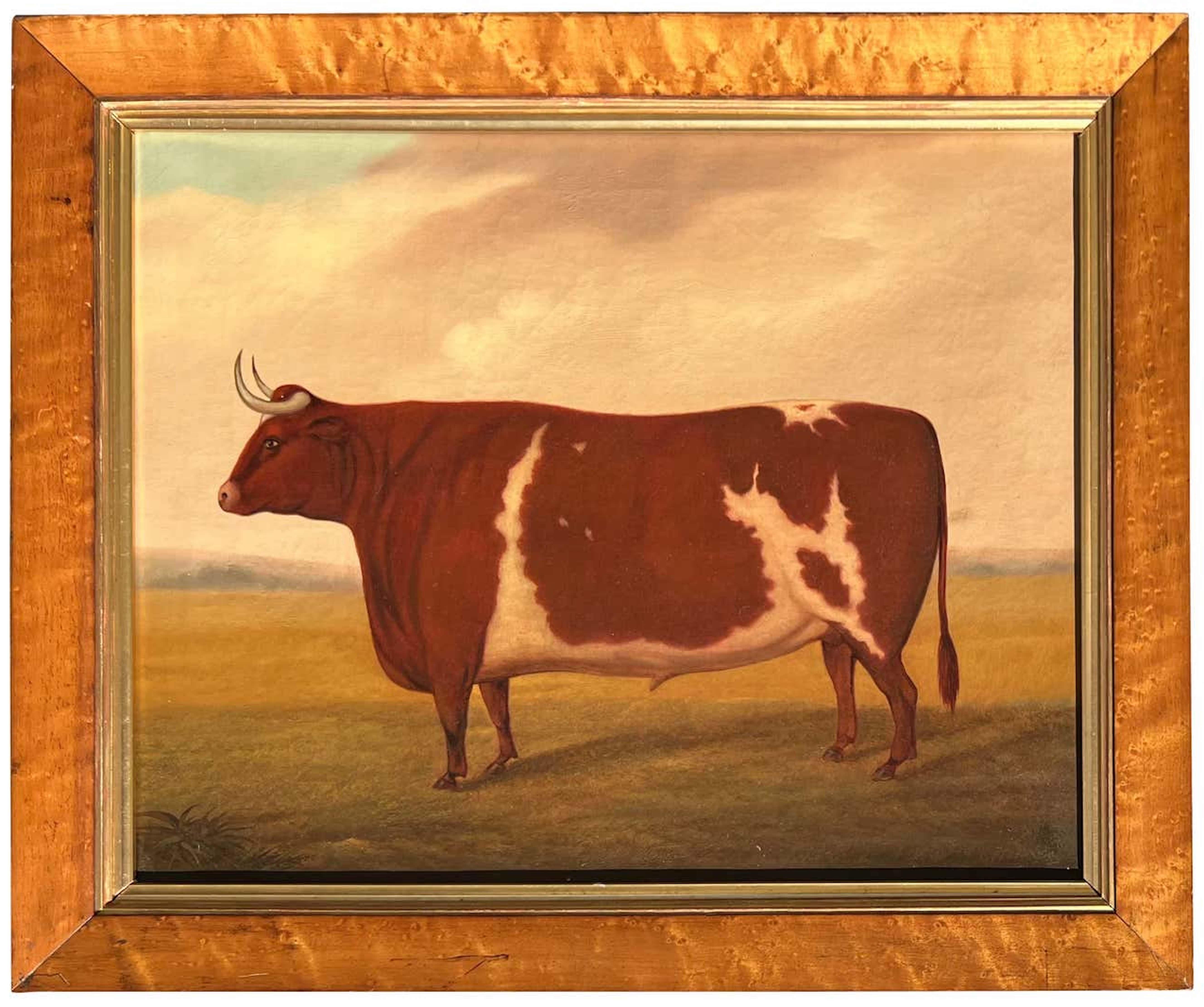 Joe Jones Animal Painting - A Prize Bull