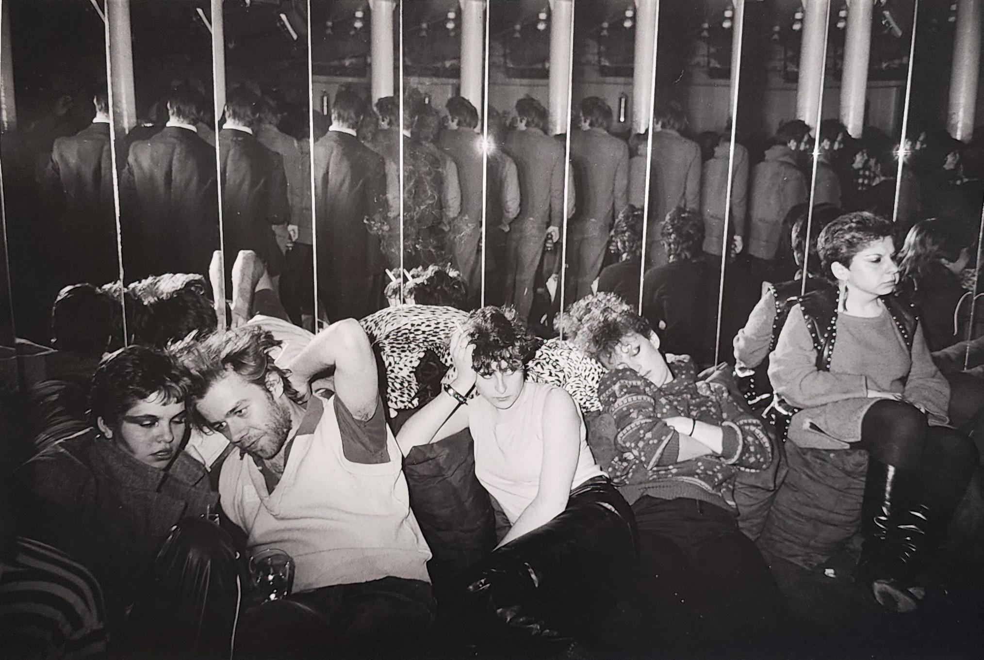 Joe Kelly Black and White Photograph - Harrahs (Black and White, Photography, Disco, Iconic, Studio 54, Wasted, Party)