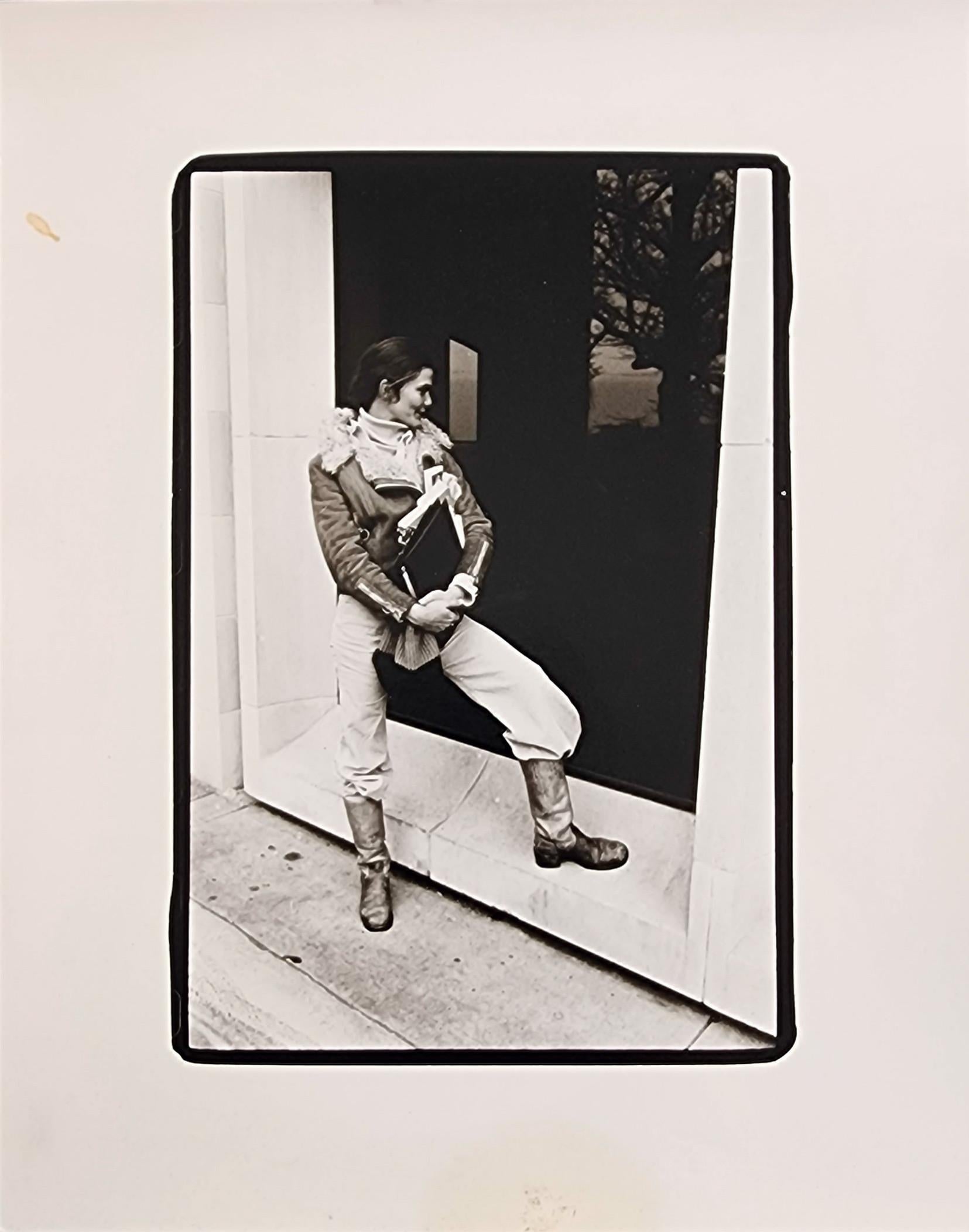 Joe Kelly Portrait Photograph - Untitled Portrait II (Black and White, Photography, Portrait, Model, New York)