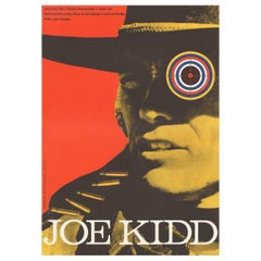 Vintage 'Joe Kidd' 1974 Czech A3 Film Poster